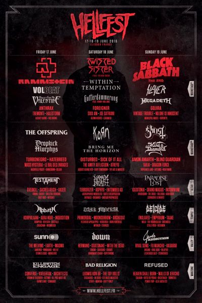 Hellfest 2016 poster