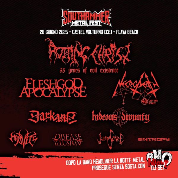 Southammer metal fest 2025 line up completa