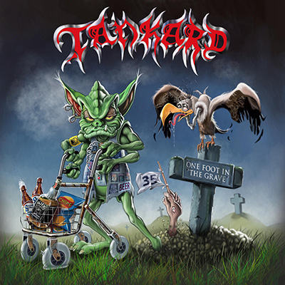 Tankard   one foot in the grave   artwork