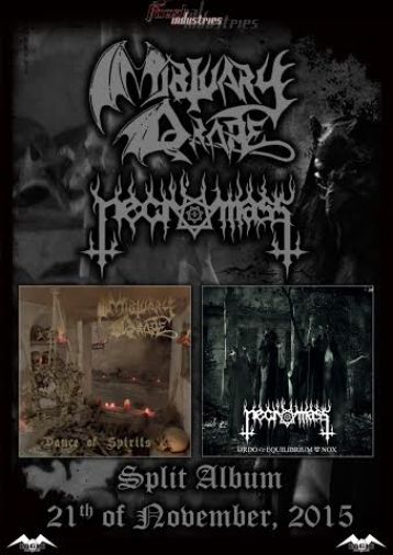 Mortuary drape necromass split album live